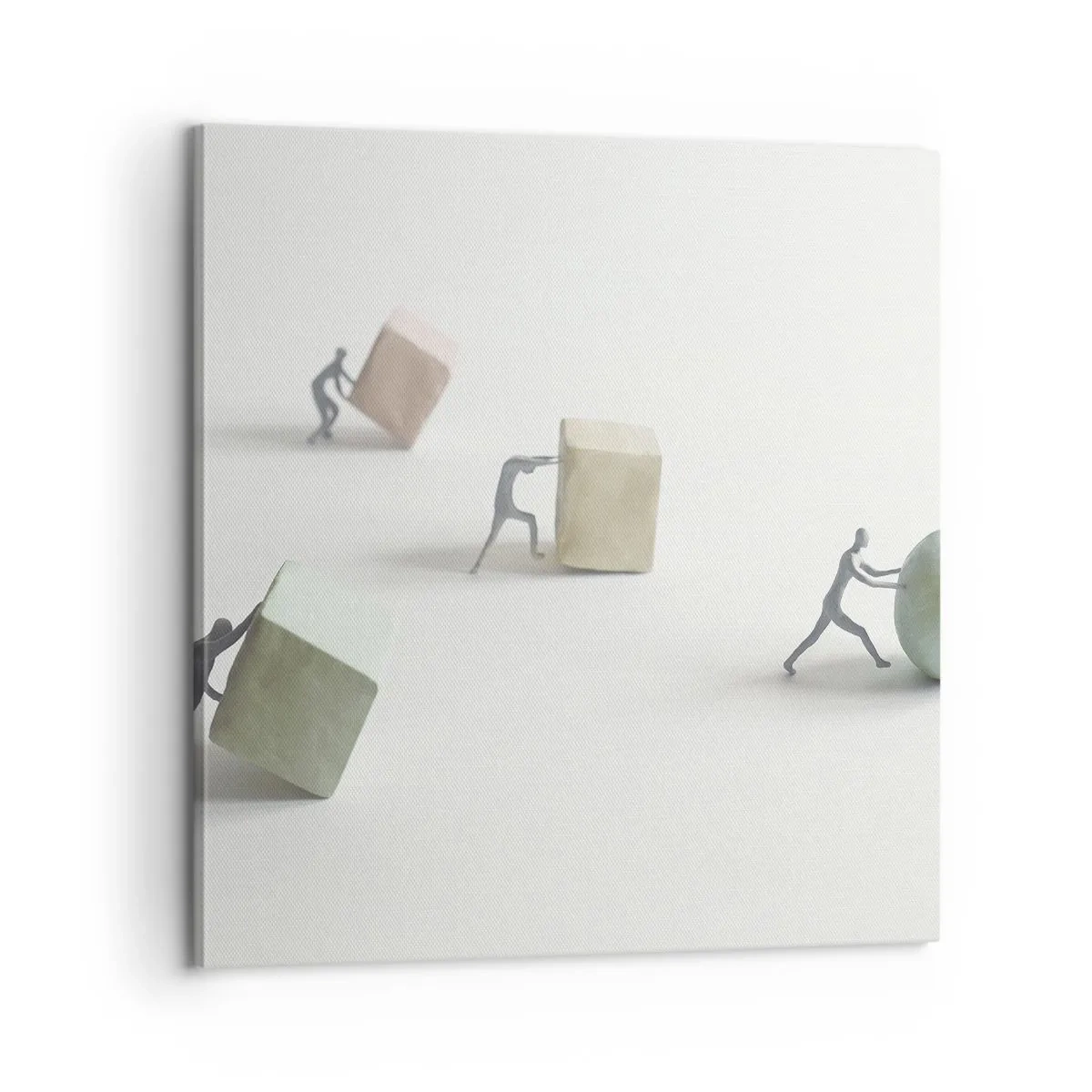 Schilderen op canvas - Puur leven - 60x60 cm