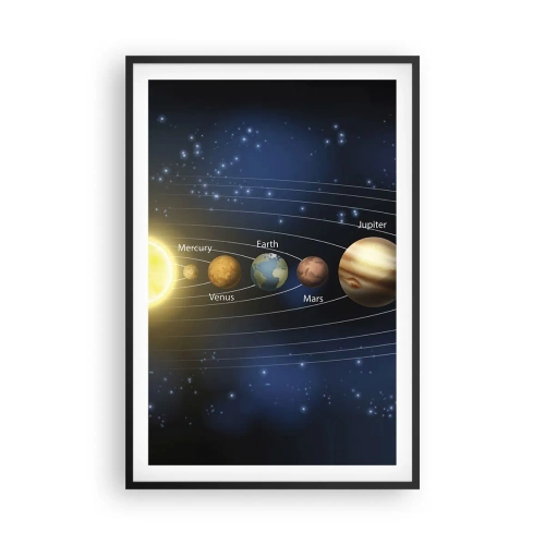 Poster in een zwarte lijst - Een van de tien - 61x91 cm