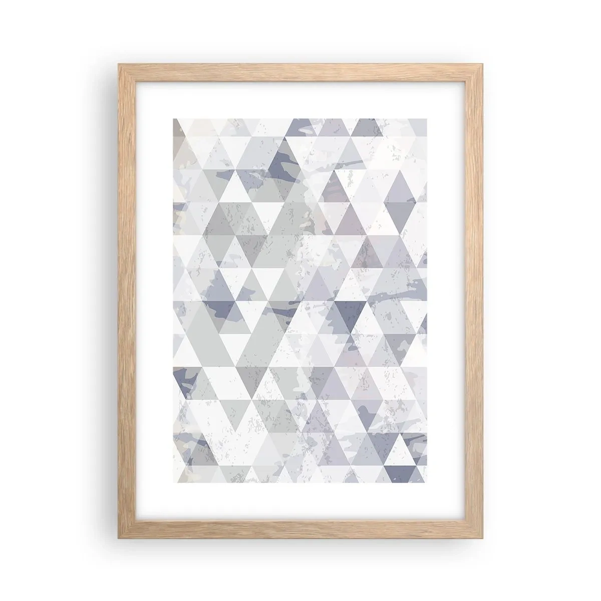 Een poster in een licht eiken lijst - In ritme op drie - 30x40 cm