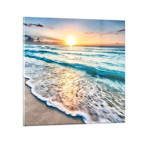 Schilderen op glas - Een uitzicht dat de moeite waard is - 30x30 cm