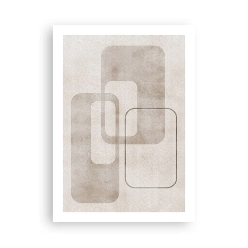 Poster - Geometrische voeg - 50x70 cm