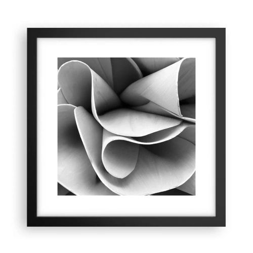 Poster in een zwarte lijst - Het gebeurt in de ruimte - 30x30 cm