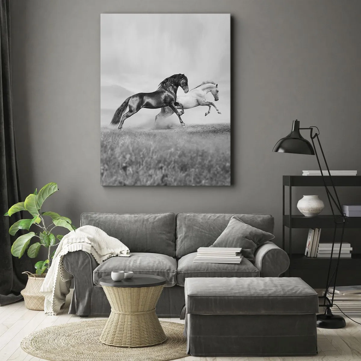 Schilderen op canvas - Engelen en duivels - 50x70 cm