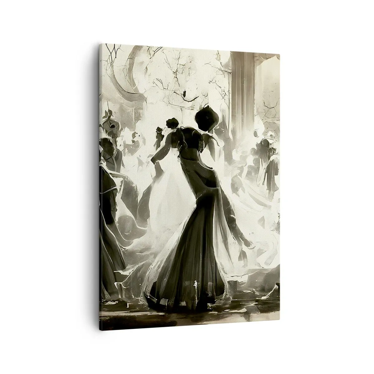 Schilderen op canvas - De grote maskerade - 50x70 cm