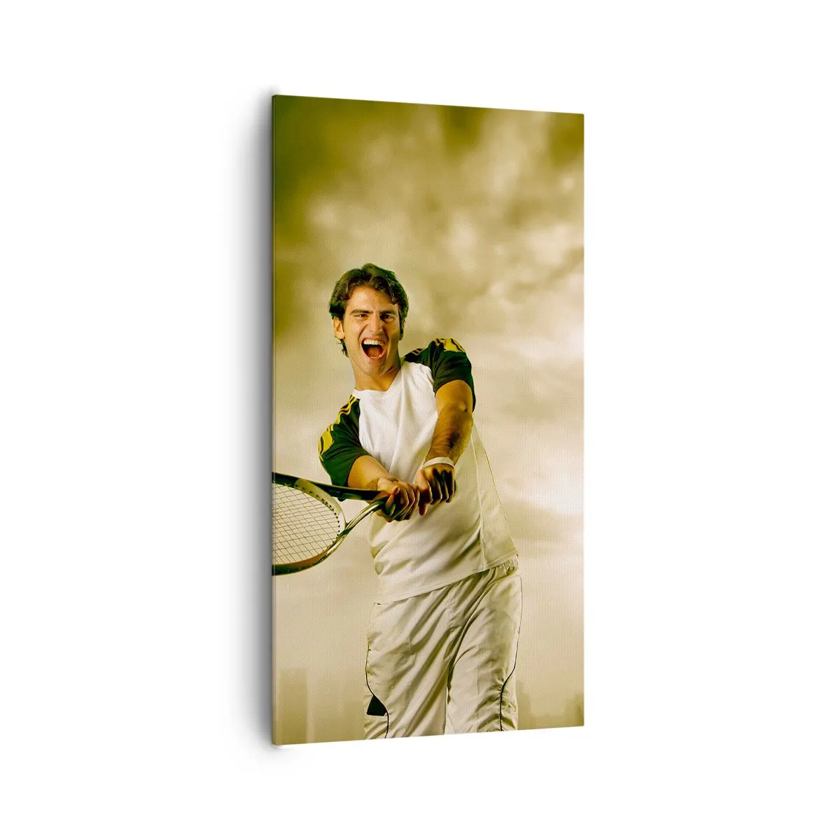 Schilderen op canvas - Energie en vreugde - 65x120 cm