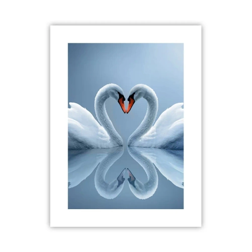 Poster - Tijd voor liefde - 30x40 cm