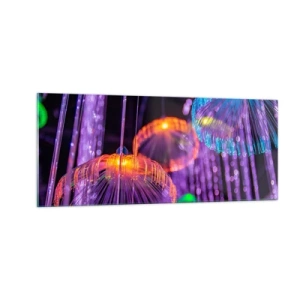 Schilderen op glas - Lichte fontein - 100x40 cm