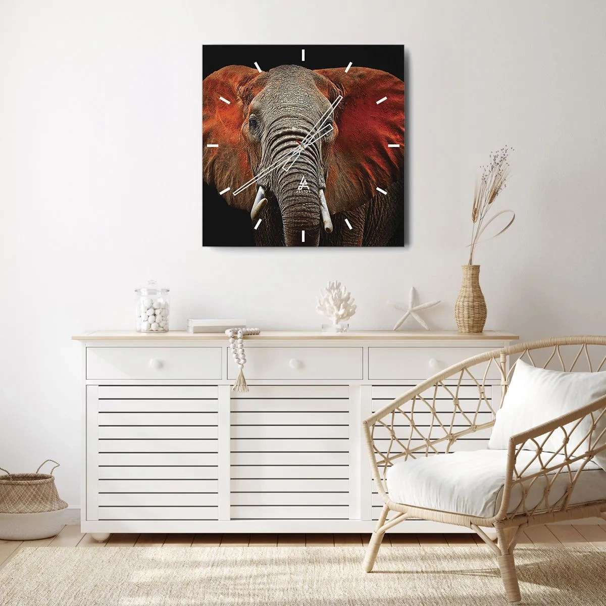 Wandklok - Klok - Ik ben wild, en jij? - 40x40 cm