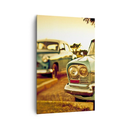 Schilderen op canvas - Maar afwachten - 80x120 cm