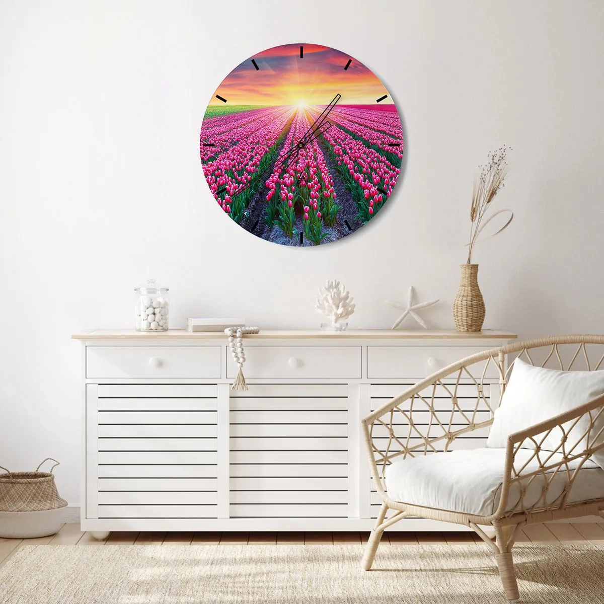 Wandklok - Klok - Beautyfarm - 30x30 cm