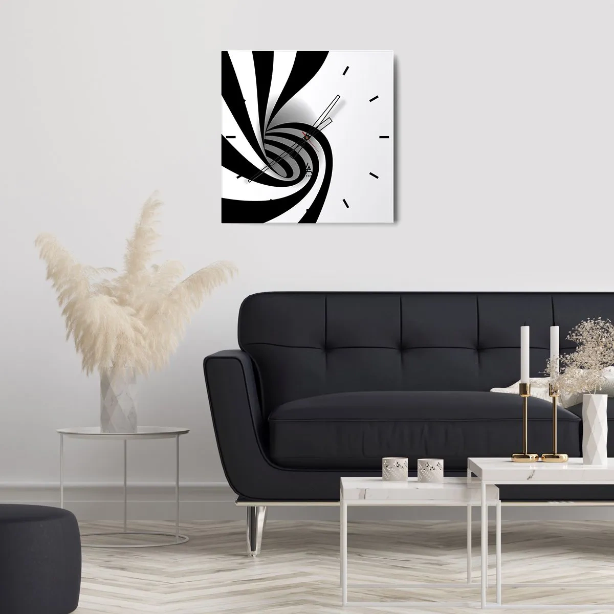 Wandklok - Klok - En toch draait het - 40x40 cm