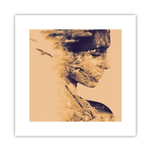 Poster - Van nature mooi - 30x30 cm