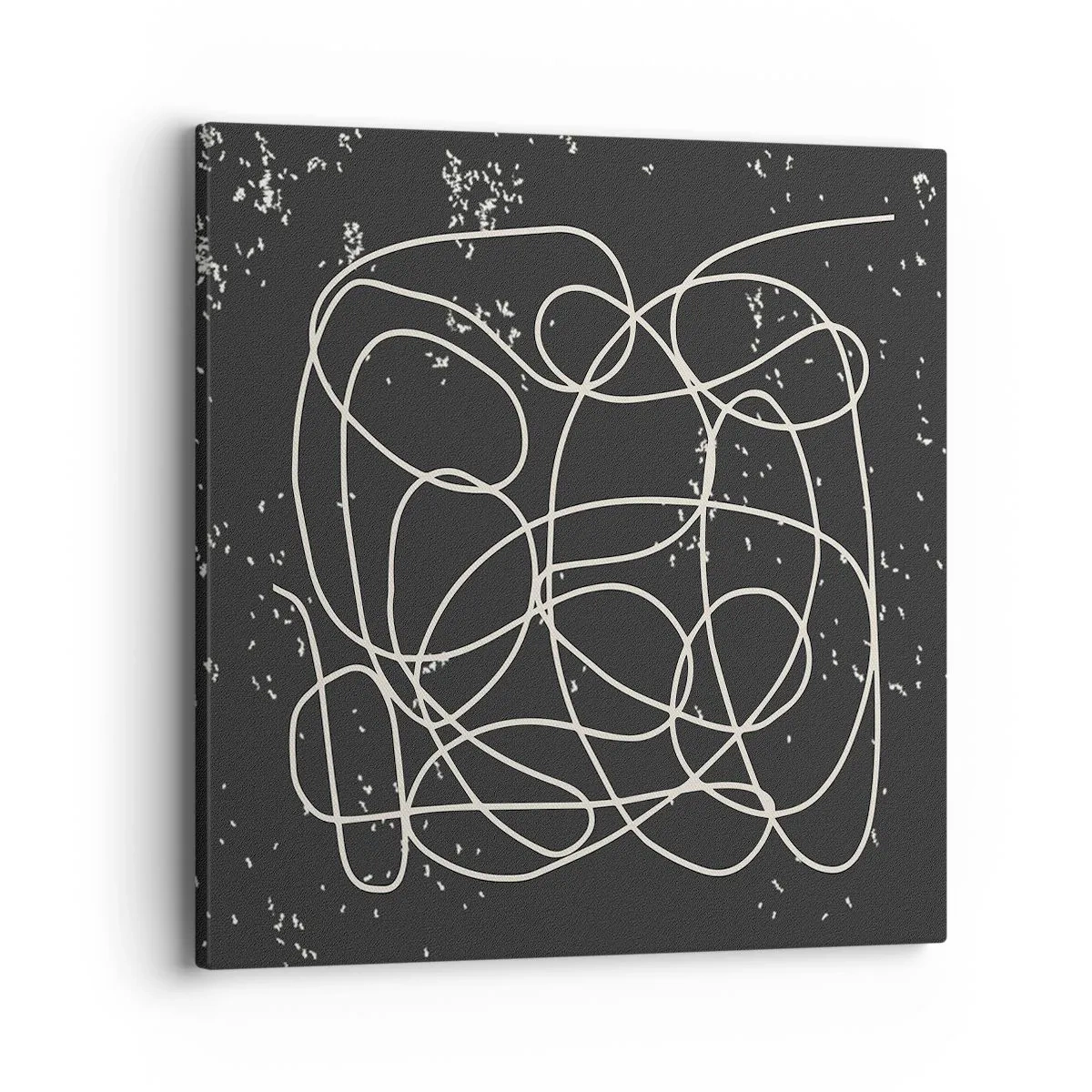 Schilderen op canvas - Dwalende gedachten - 40x40 cm