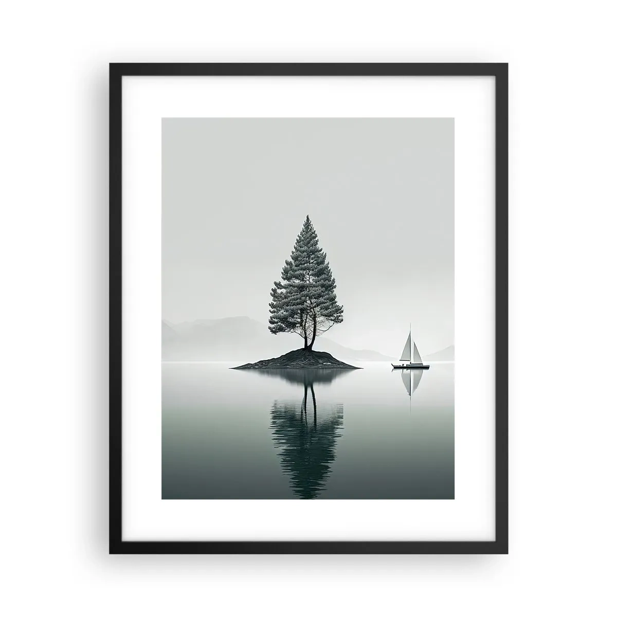 Poster in een zwarte lijst - Droom - 40x50 cm