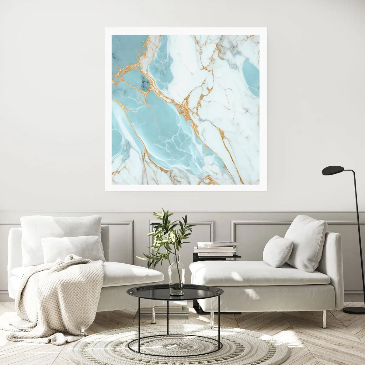 Poster - Rijkdom van steen - 40x40 cm