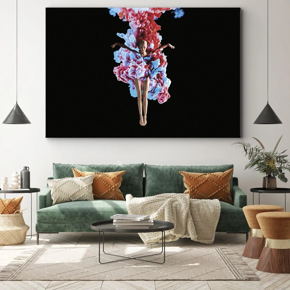 Schilderen op canvas - In volle bloei - 120x80 cm