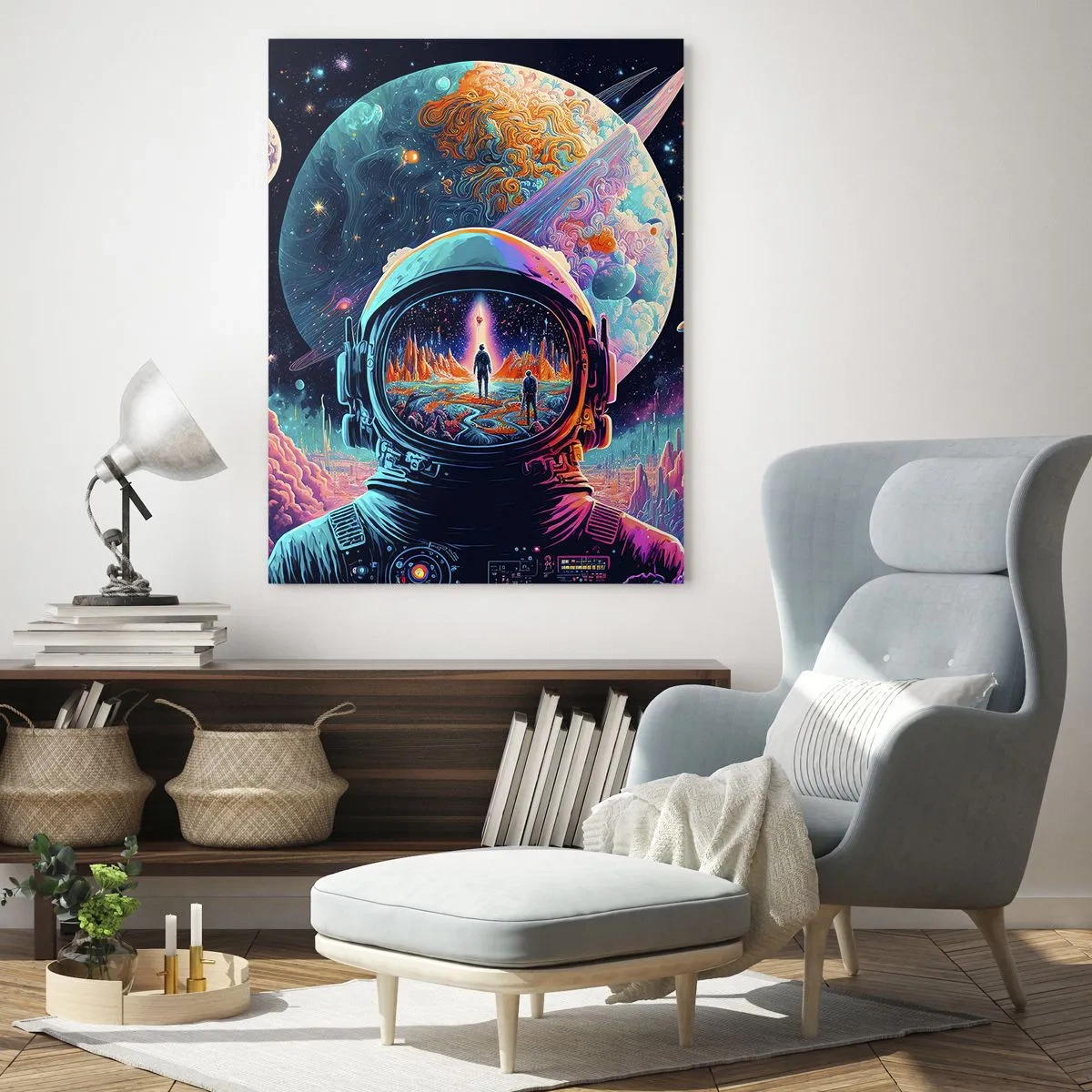 Schilderen op glas - Filosofen hebben er niet van gedroomd - 50x70 cm