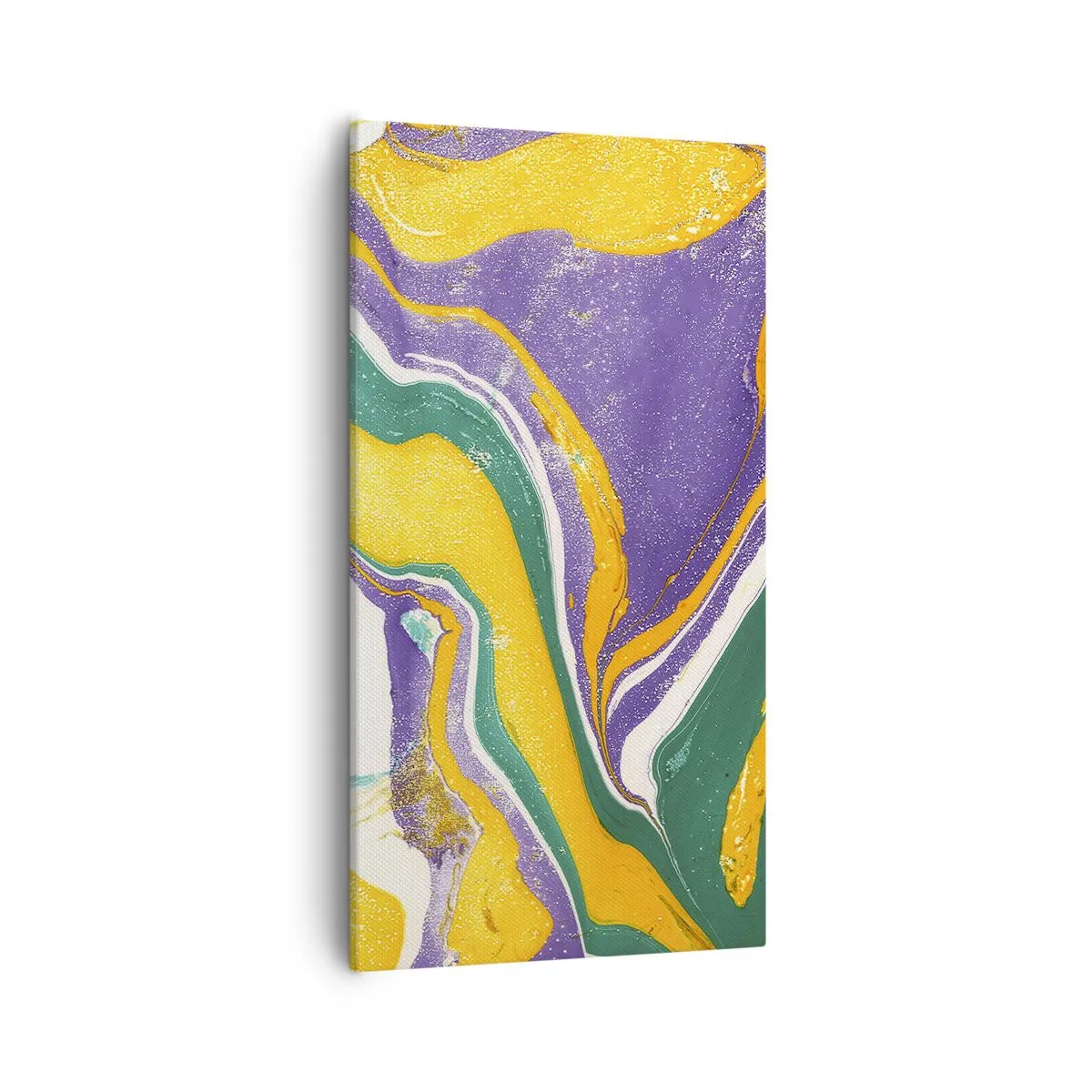 Schilderen op canvas - Kleur golven - 55x100 cm