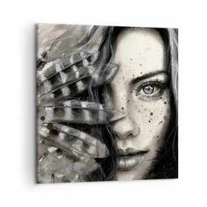 Schilderen op canvas - Wilde schoonheid - 50x50 cm