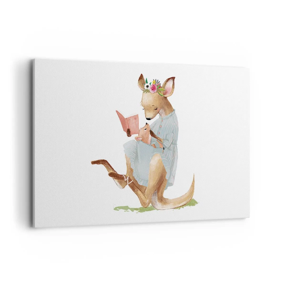 Schilderen op canvas - Lees me voor mama - 120x80 cm