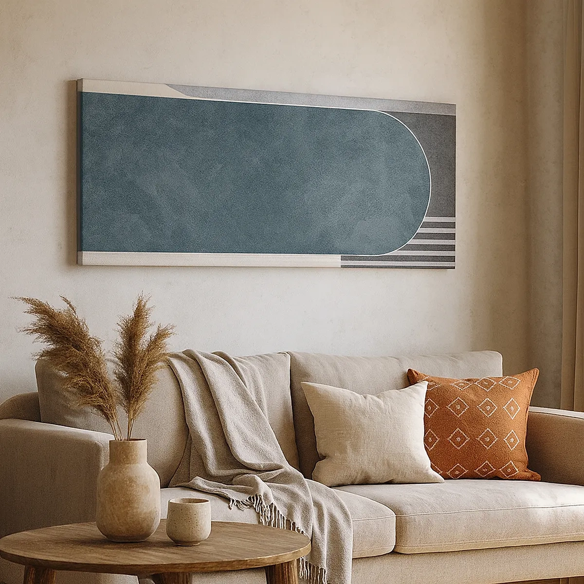 Schilderen op canvas - Compositie op niveau - 30x30 cm