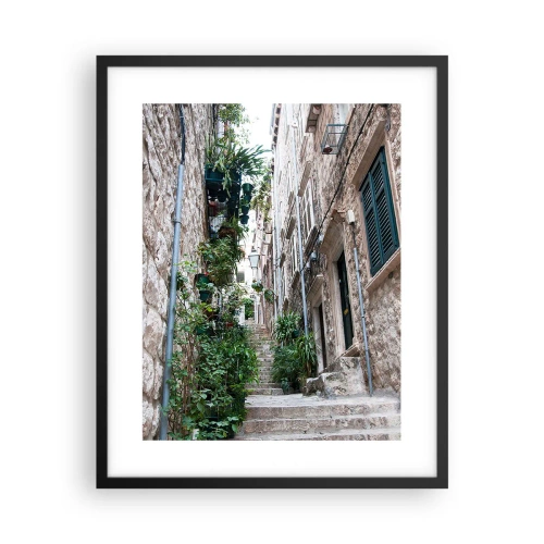 Poster in een zwarte lijst - Charme van de oude stad - 40x50 cm