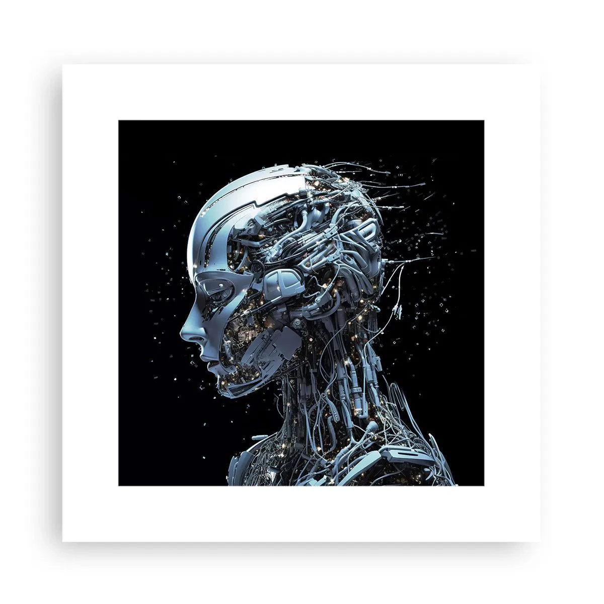 Poster - Technologie is een vrouw - 30x30 cm