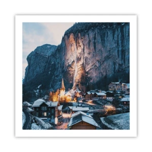 Poster - De stralende geest van de winter - 60x60 cm
