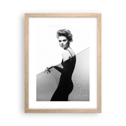 Een poster in een licht eiken lijst - Magnetische blik - 30x40 cm