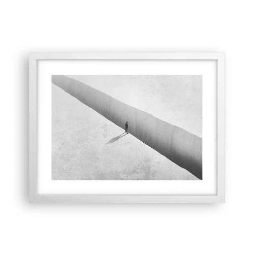 Poster in een witte lijst - Een duidelijk doel - 40x30 cm