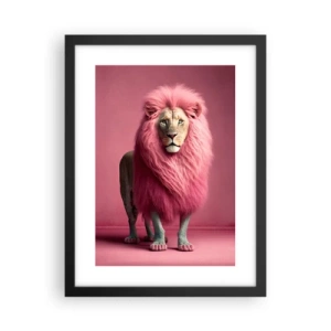 Poster in een zwarte lijst - En je bent niet meer bang - 30x40 cm