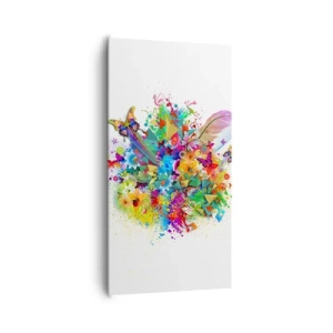 Schilderen op canvas - Een boeket van vreugde - 65x120 cm