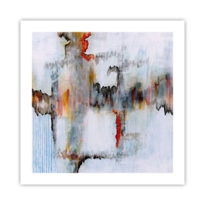 Poster - Een stok op het water - 50x50 cm
