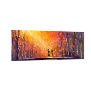 Schilderen op glas - De hemel houdt ook van hen - 140x50 cm