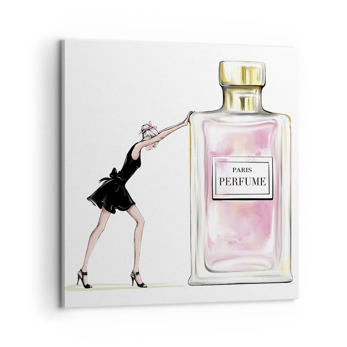 Schilderen op canvas - De essentie van vrouwelijkheid - 60x60 cm