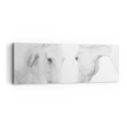 Schilderen op canvas - Is dit vriendschap...? - 90x30 cm