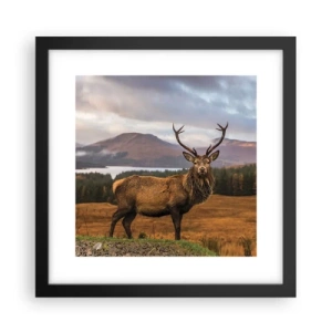 Poster in een zwarte lijst - De majesteit van de natuur - 30x30 cm