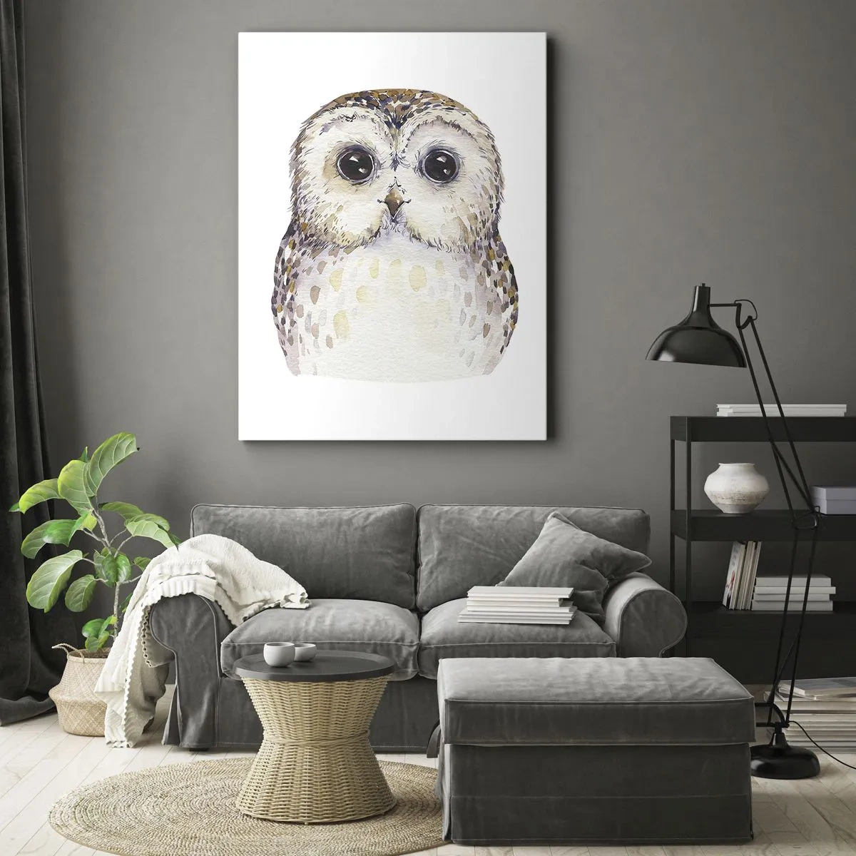 Schilderen op canvas - Kijk in mijn ogen - 50x70 cm
