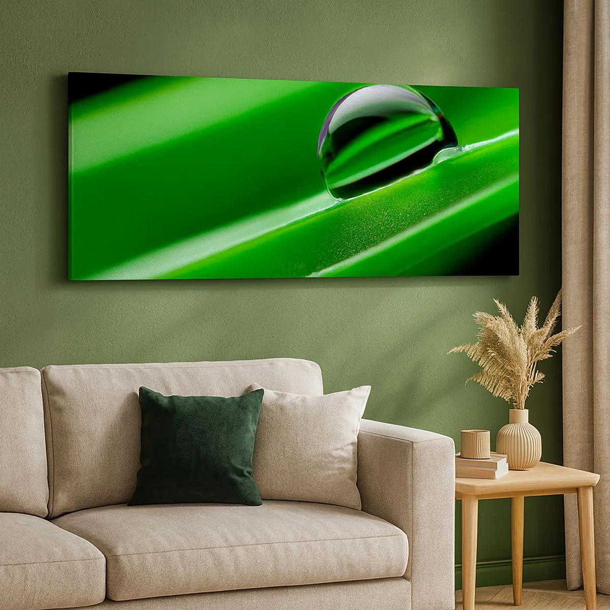 Schilderen op canvas - Leven van dichtbij - 100x40 cm