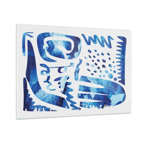 Schilderen op glas - Terug naar de wortels - 100x70 cm