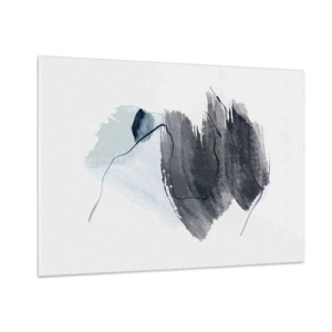 Schilderen op glas - Intensiteit en beweging - 100x70 cm