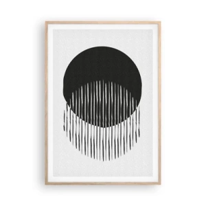 Een poster in een licht eiken lijst - Zijn alter ego - 70x100 cm