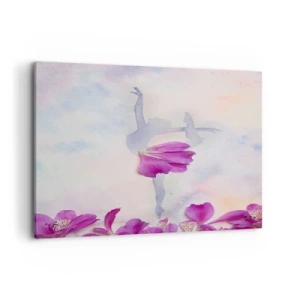 Schilderen op canvas - Delicaat als een bloem - 100x70 cm