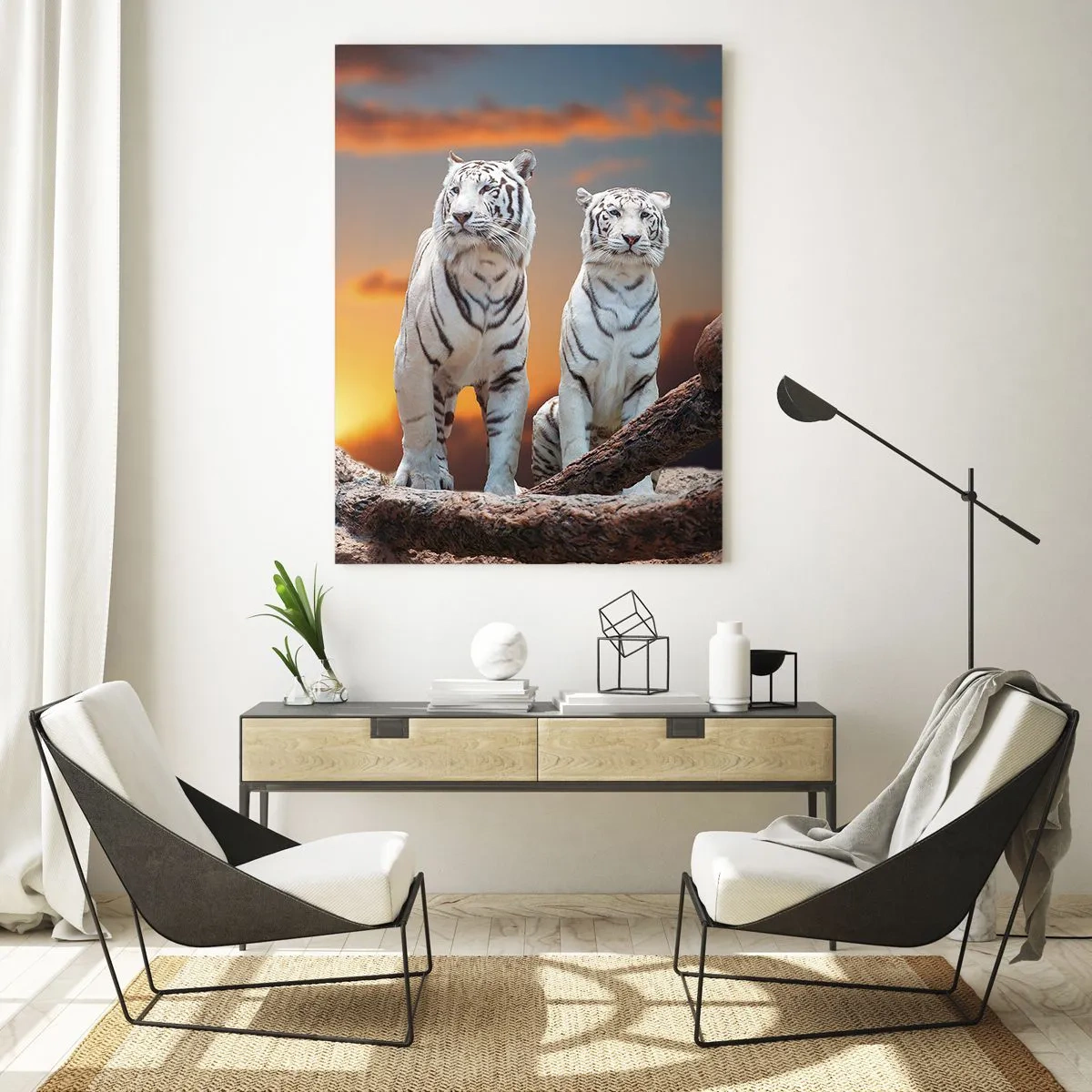 Schilderen op glas - Net als in Narnia - 50x70 cm