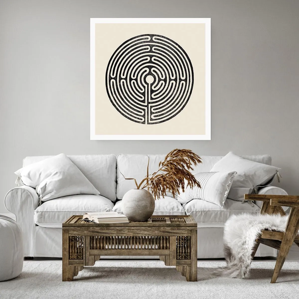 Poster - Mysterieuze orde - 40x40 cm