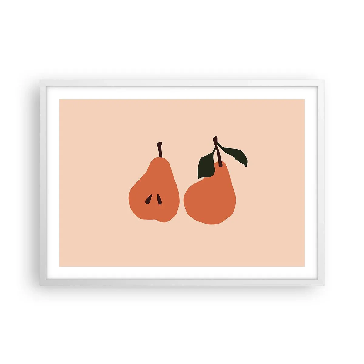 Poster in een witte lijst - Zoetheid zelf - 70x50 cm