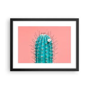 Poster in een zwarte lijst - Kijk gewoon - 40x30 cm