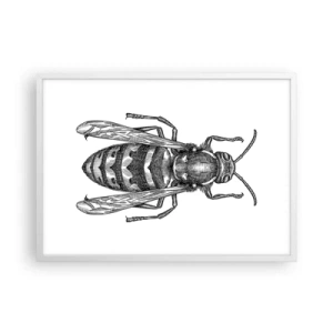 Poster in een witte lijst - Van een insectenplaneet - 70x50 cm