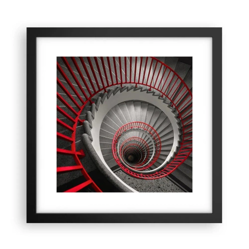 Poster in een zwarte lijst - Architectuur plezier - 30x30 cm