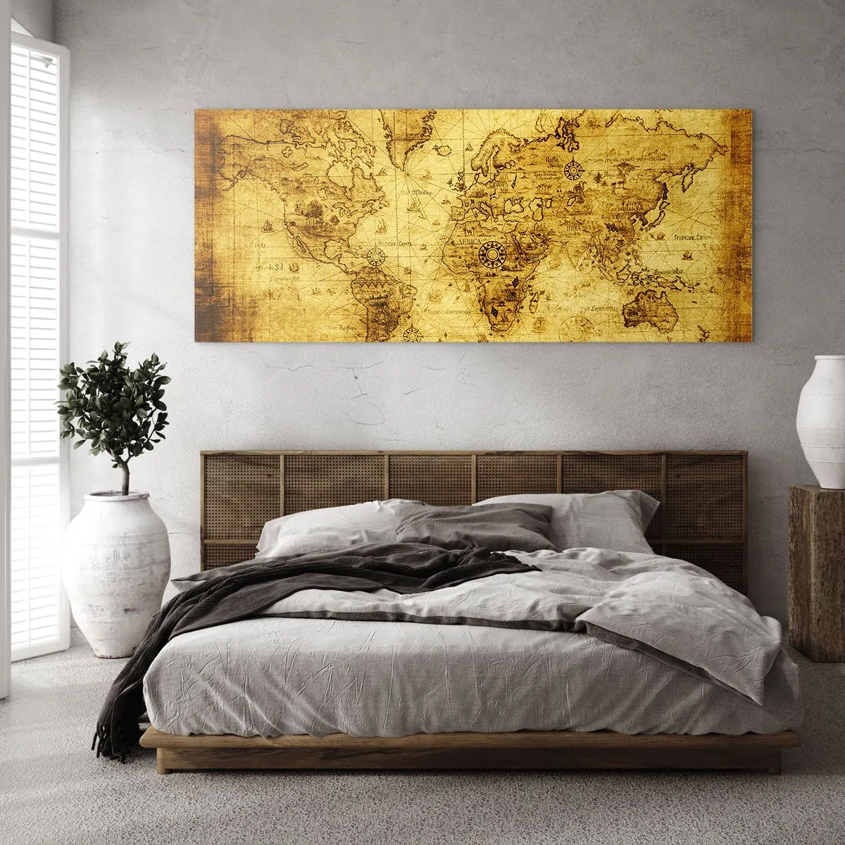 Schilderen op glas - Hoe vreemd os deze wereld - 90x30 cm
